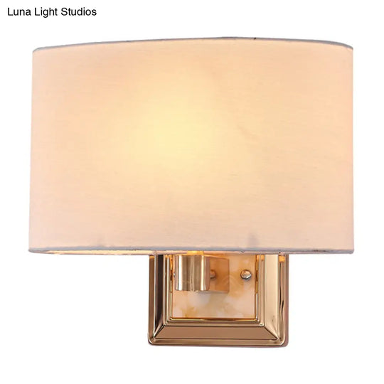 Curved Wall Mounted Lamp: Minimalist 1-Light Sconce Light Chrome/Gold Finish For Dining Room Chrome