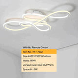 Double Glow Modern Led Ceiling Lights For Living Room Bedroom Lamparas De Techo Dimming Lamp