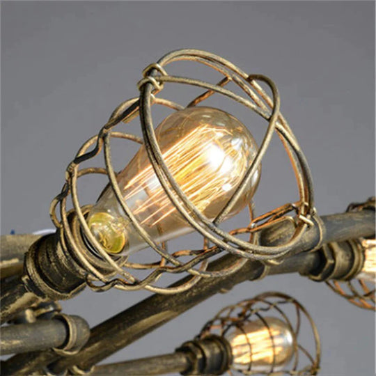 Earl - Lustre à pipe à eau rétro américain