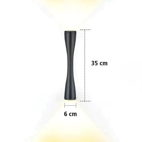 Elaine | Outdoor Waterproof Lamp Black 35cm / 13.7’’ / Warm White Outdoor Lighting