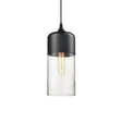 Emma - Retro Industrial Style Glass Pendant Ceiling Lights For Restaurant Clear / Cylinder