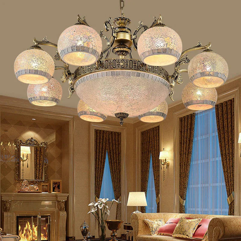 Salon de style européen Lustre en bronze