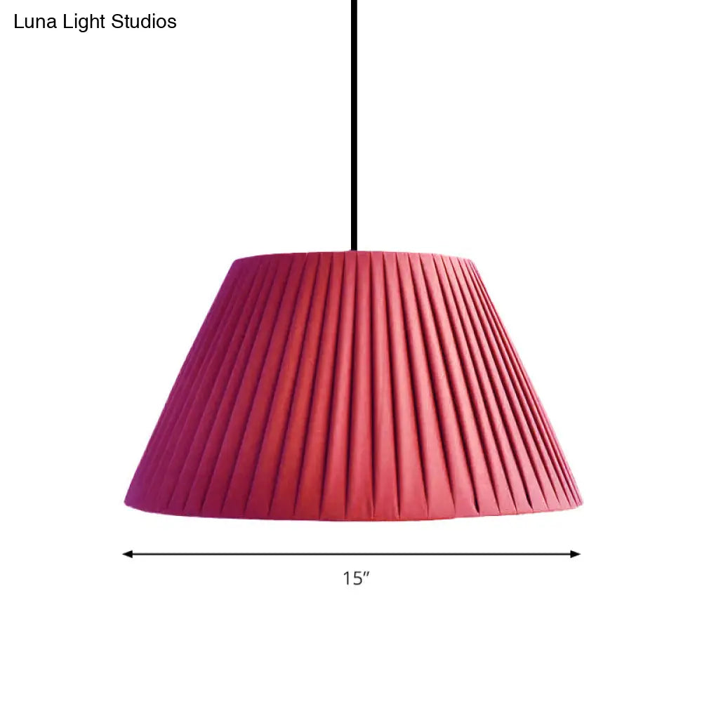 Foldable Fabric Hanging Pendant Lamp - Perfect For Girls Bedroom