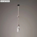 Frosted White Glass Island Lamp - Loft Style Black Wine Bottle Design Perfect For Restaurants
