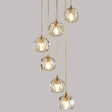 Gold Crystal Pendant Light - Modern Style Hanging Fixture 6 /