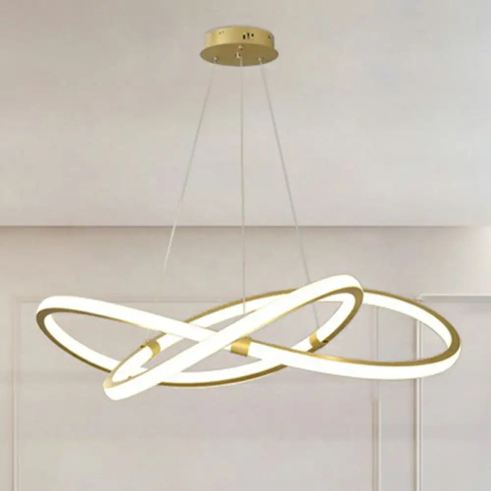 Gold Nordic Led Pendant Chandelier For Bedrooms