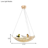 Gold Metal Art Deco Chandelier - Nest Lighting 19.5’/21.5’ Wide 6/9 Lights Ceiling Lamp