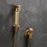 Hand Held Bidet Sprayer Douche Toilet Kit Antique Bronze Shattaf Shower Head Brass Valve Set Jet Bidet Faucet Garden