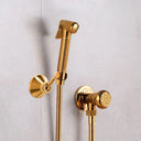 Hand Held Bidet Sprayer Douche Toilet Kit Antique Bronze Shattaf Shower Head Copper Valve Set Jet Bidet Faucets Set