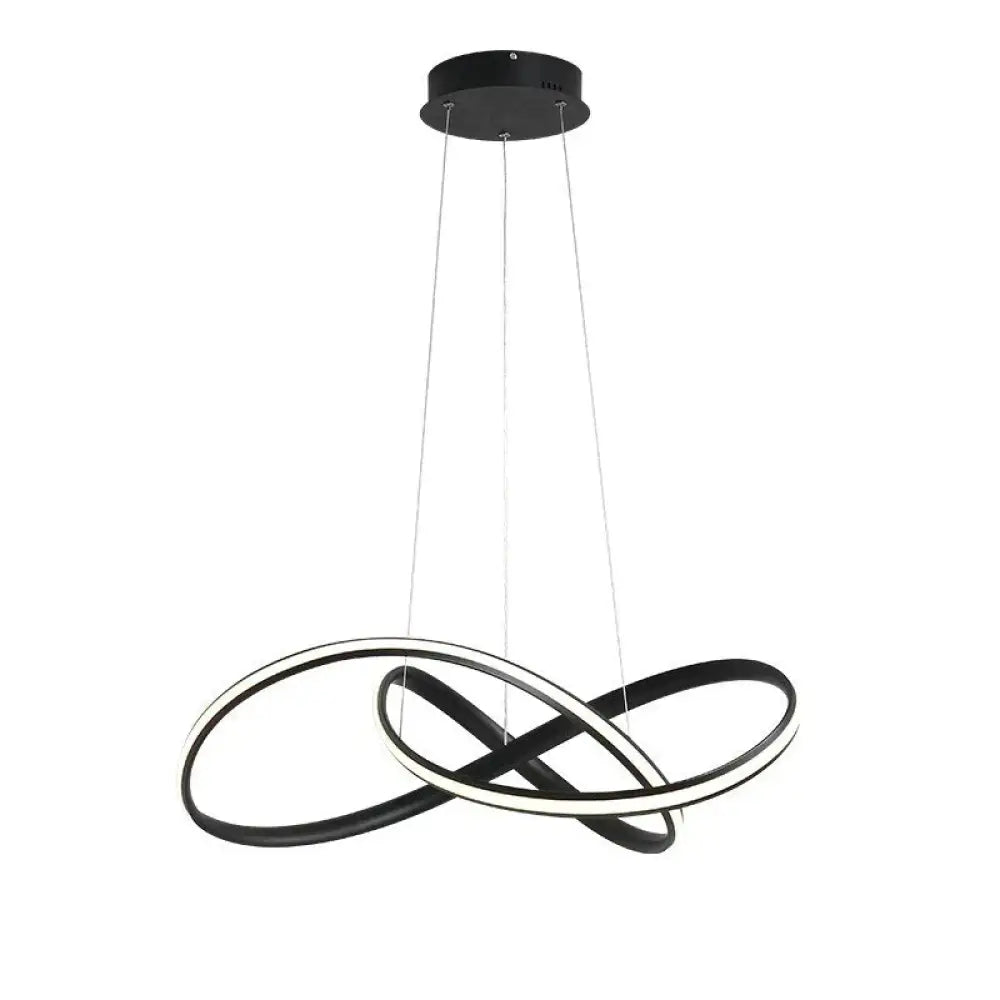 Hanging LED Pendant Lights For Shop Bar Dining Kitchen Room Aluminum Body Remote Control White/Black Pendant Lamps Free