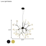 Heracleum Design Chandelier Opaline Glass Ceiling Pendant For Modern Living’