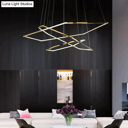 Hexa Minimalist hexagonal led chandelier