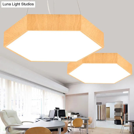 Hexagon Led Pendant Lamp - Simplicity Meets Elegance In Bedroom Chandelier