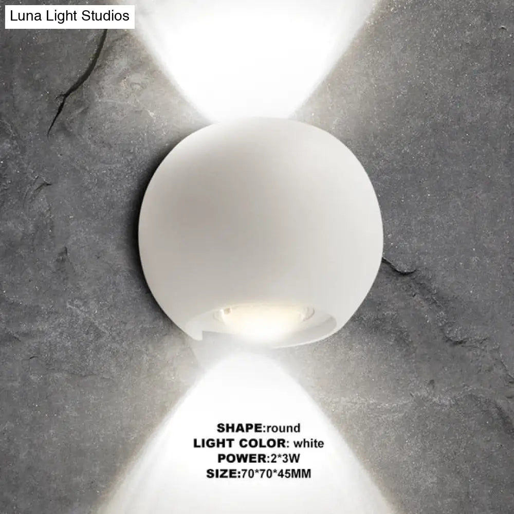 Indoor Lighting Led Wall Lamp Ip65 Waterproof & Outdoor Aluminum Light Surface Mounted Cube Garden