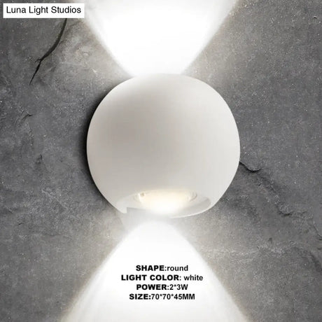 Indoor Lighting Led Wall Lamp Ip65 Waterproof & Outdoor Aluminum Light Surface Mounted Cube Garden