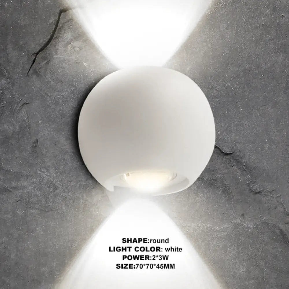 Indoor Lighting Led Wall Lamp Ip65 Waterproof & Outdoor Aluminum Light Surface Mounted Cube Garden