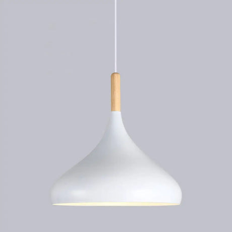 Industrial Cone Shade Ceiling Light - Metal Hanging Pendant For Restaurant White / D