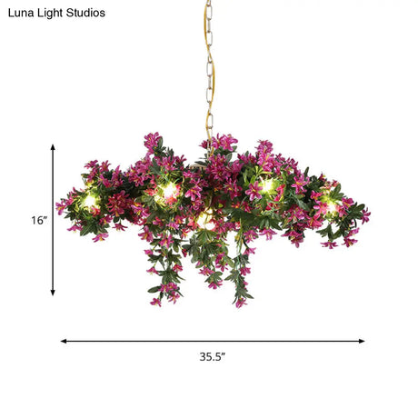 Industrial Starburst Metal Chandelier With 12 Lights Hanging Pendant Light In Black