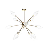Industrial Stylish Diamond Shape Chandelier Light - 9/12/15-Head Indoor Hanging Fixture With