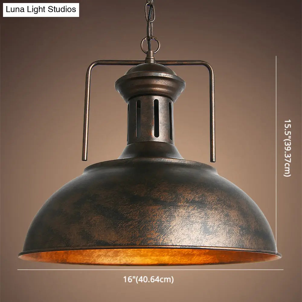 Industrial Swivel Joint Pendant Lighting Fixture: Metal Ceiling Light- Hang In Style!