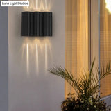 Ip65 Waterproof Led Outdoor Lighting Alumunim Wall Lamp Garden Villa Porch Sconce Lightings Black