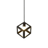 Iron Hanging Pendant Light With Black Industrial Design - Perfect For Dining Rooms Or Suspended