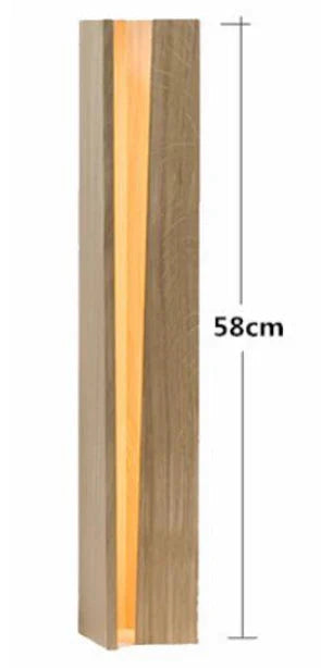 Lampadaires de décoration en bois massif de style japonais debout lampe staande led lampadaires nordiques MING