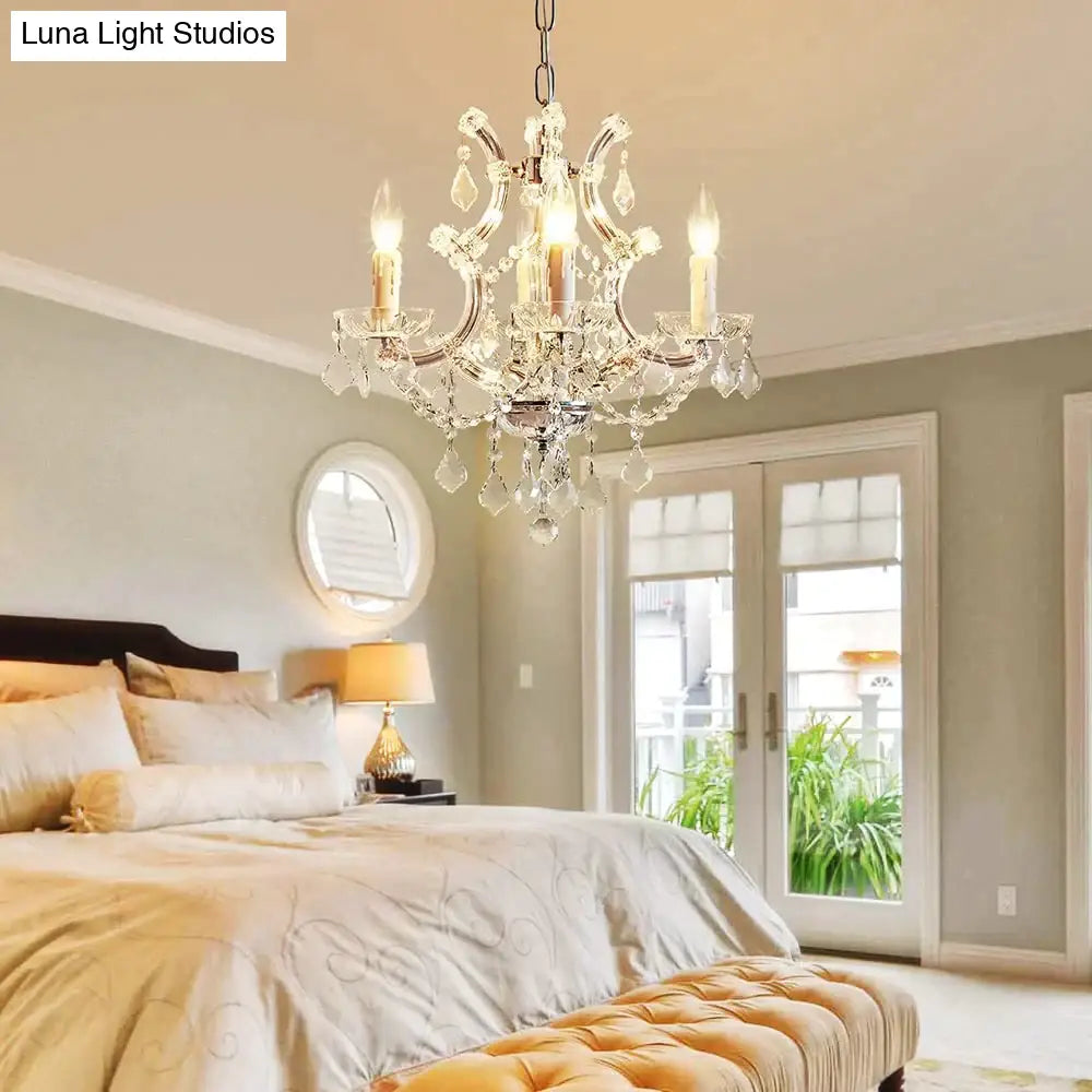 Jasen V - Europe Crystal Chandelier For Loft Living Room Bedroom Kitchen Home Decoration Chandelier