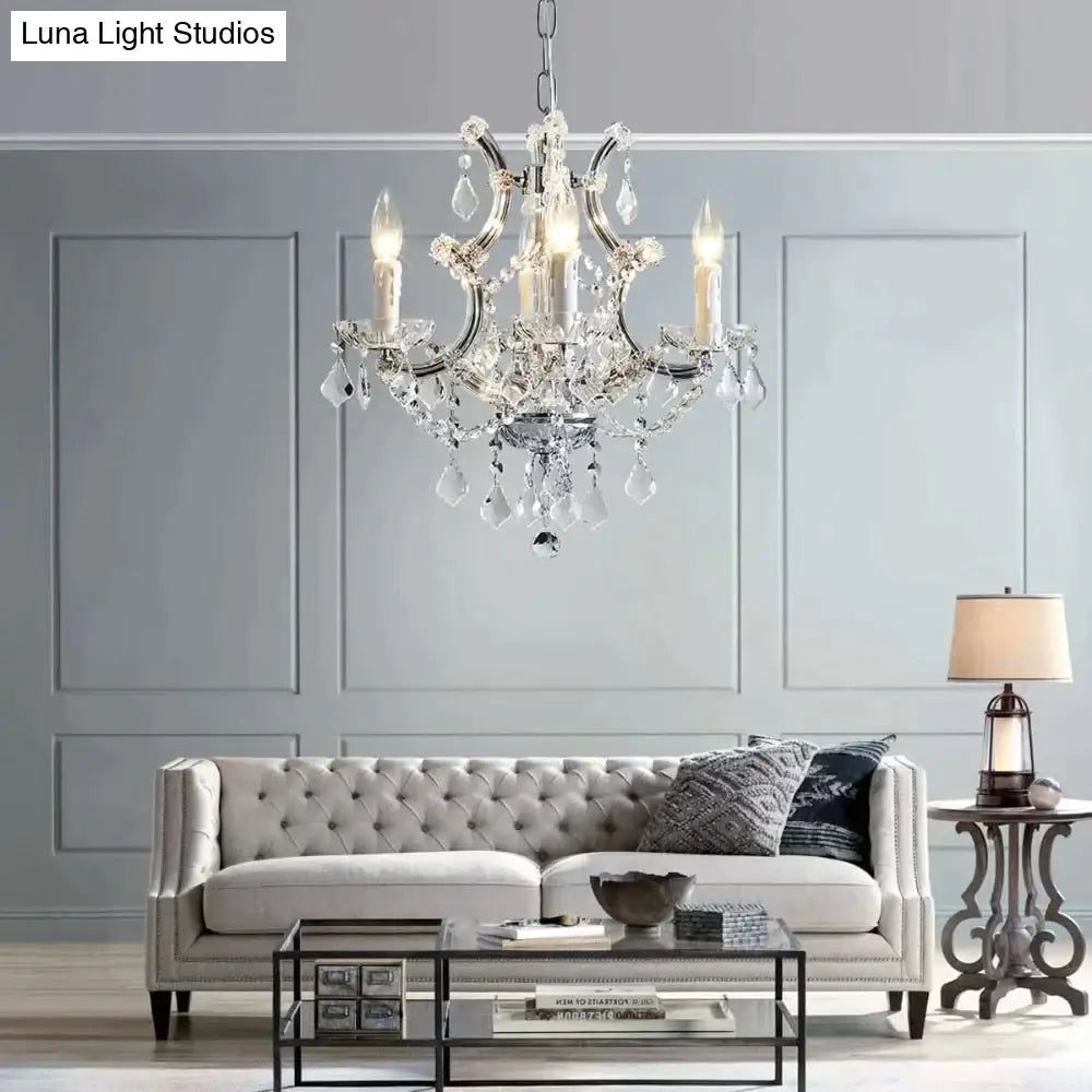Jasen V - Europe Crystal Chandelier For Loft Living Room Bedroom Kitchen Home Decoration Chandelier