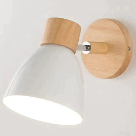 Joan | Wooden Reading Wall Lamp White Wall Lamp