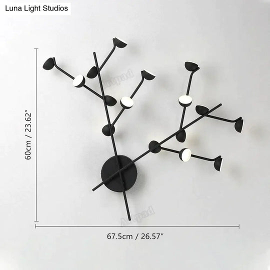 Josephine - Hanging Lamp Nordic Tree Branch Iron Art Light