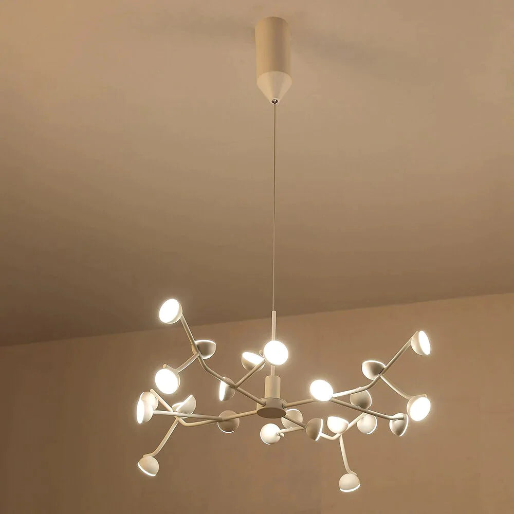 Josephine - Lampe à Suspension Branche d'Arbre Nordique fer Art Suspension