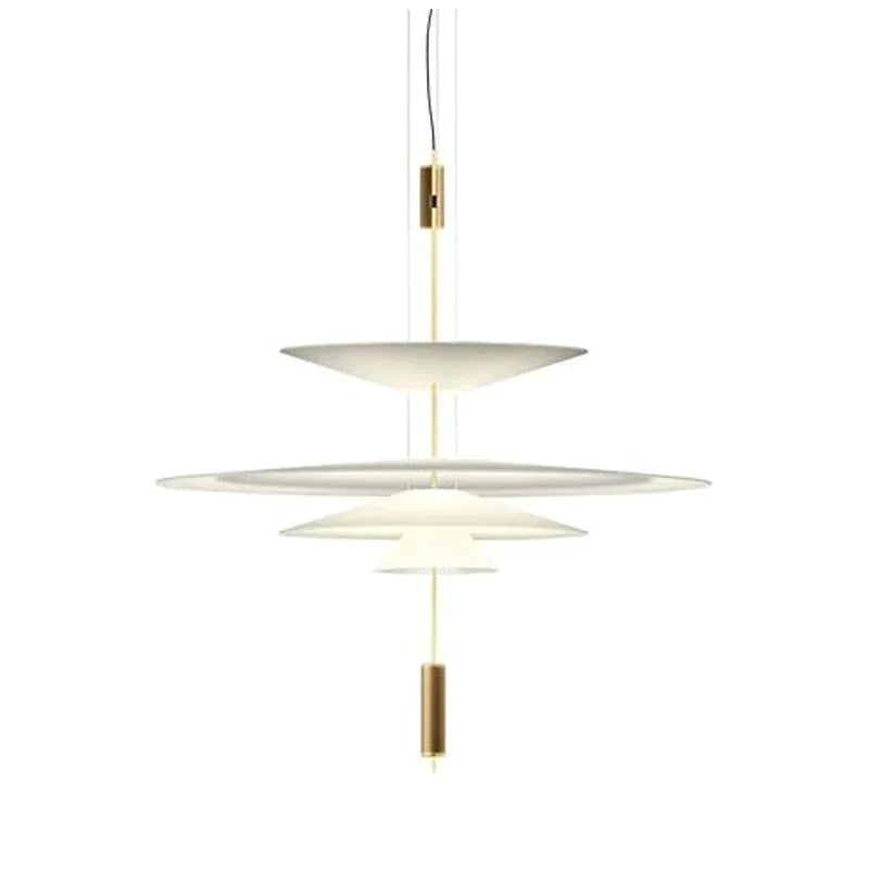 Josie - Nordic Ballet Skirt Led Pendant Light 4Layer Gold / Cold White