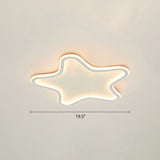 Kids Cartoon Star Led Ceiling Light – Creative Aluminum Flush Mount For Children’s Bedroom -