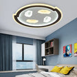 Kids’ Led Black Ceiling Light With Cloud Design For Baby Room And Hallway