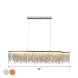 Modern Led Ceiling Chandelier Pendant With Aluminum Shade - Perfect For Living Room