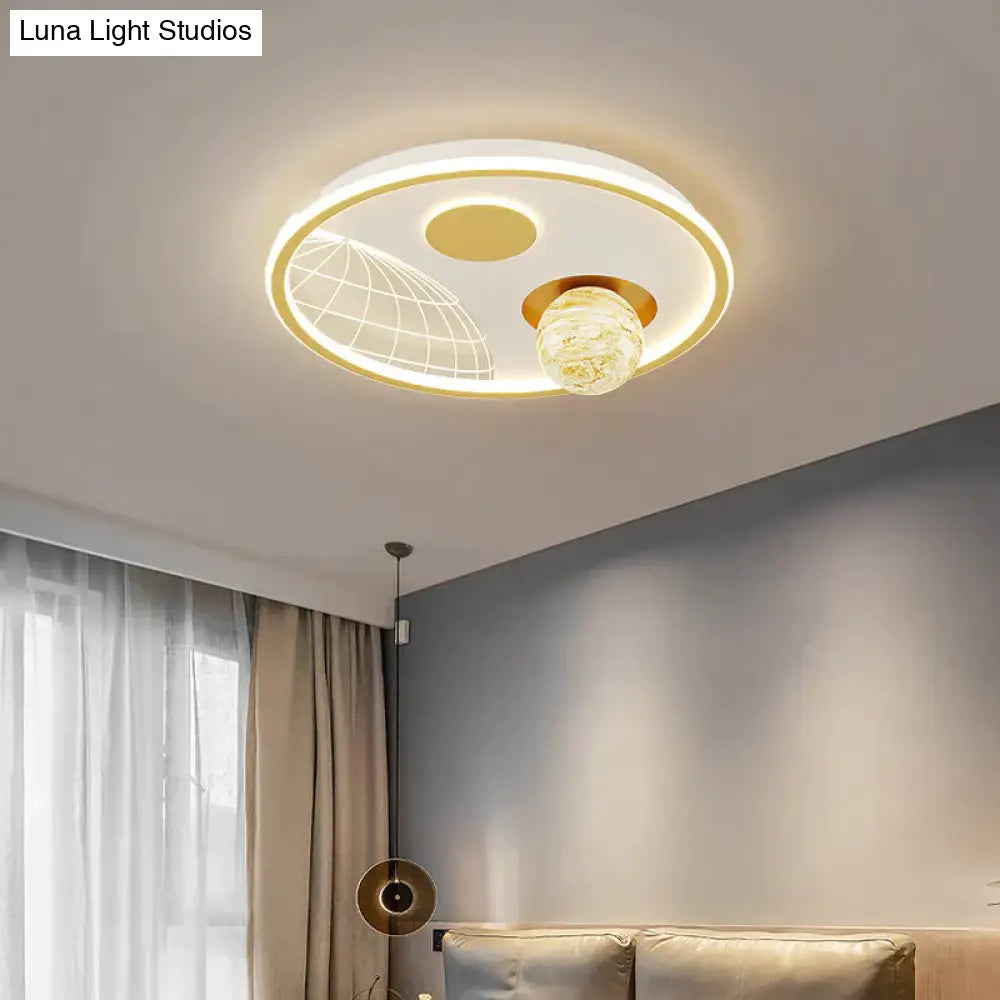 LED Ceiling Lamp Glass Living Room Lamp Dining Room Bedroom Modern Simple Lamp Ceiling