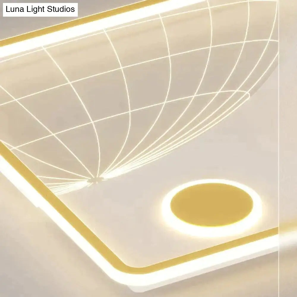 LED Ceiling Lamp Glass Living Room Lamp Dining Room Bedroom Modern Simple Lamp Ceiling