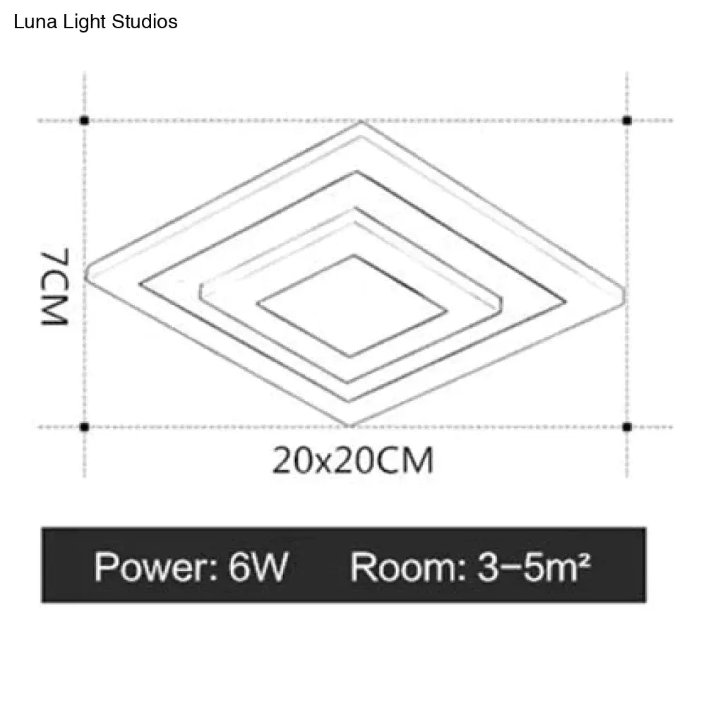 Led Ceiling Lights Lampara Techo Dormitorio Dimmable Surface Mount Flush For Kitchen Corridor