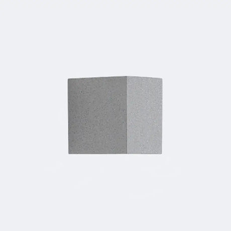 Led Cement Wall Sconce - Simple Rectangle Shape For Corridors Light Gray