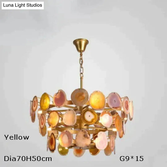 Led G9 Postmodern Iron Agate Designer Led Lamp Light.pendant Lights.pendant Lamp.pendant Light For