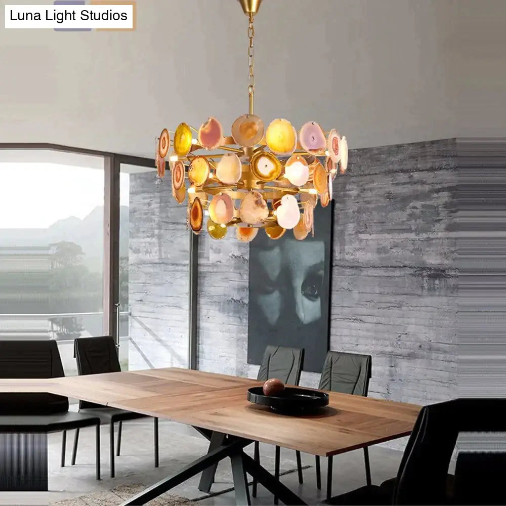 Led G9 Postmodern Iron Agate Designer Led Lamp Light.pendant Lights.pendant Lamp.pendant Light For