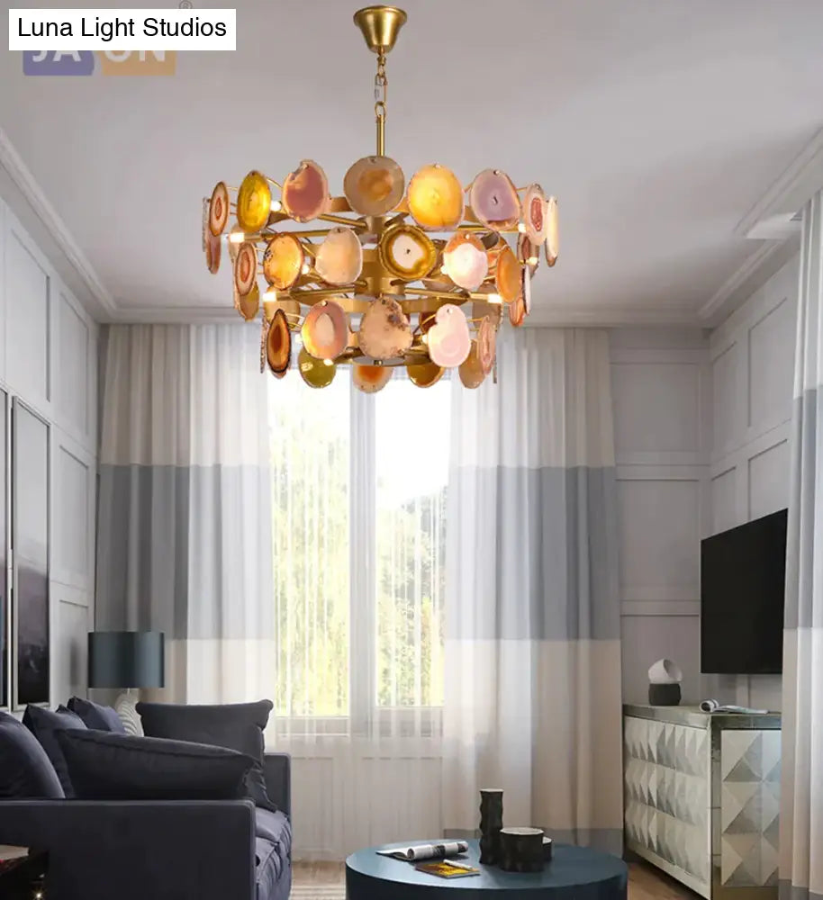 Led G9 Postmodern Iron Agate Designer Led Lamp Light.pendant Lights.pendant Lamp.pendant Light For