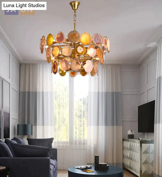 Led G9 Postmodern Iron Agate Designer Led Lamp Light.pendant Lights.pendant Lamp.pendant Light For