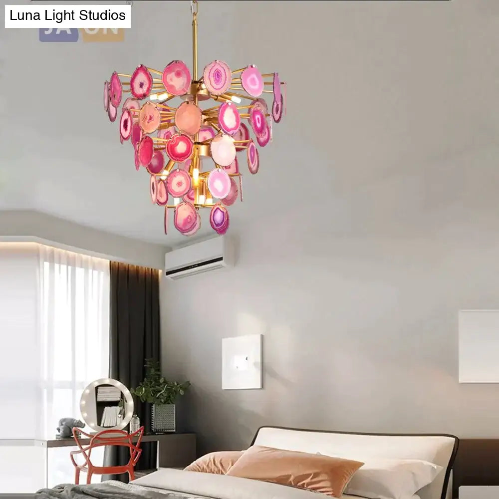 Led G9 Postmodern Iron Agate Designer Led Lamp Light.pendant Lights.pendant Lamp.pendant Light For