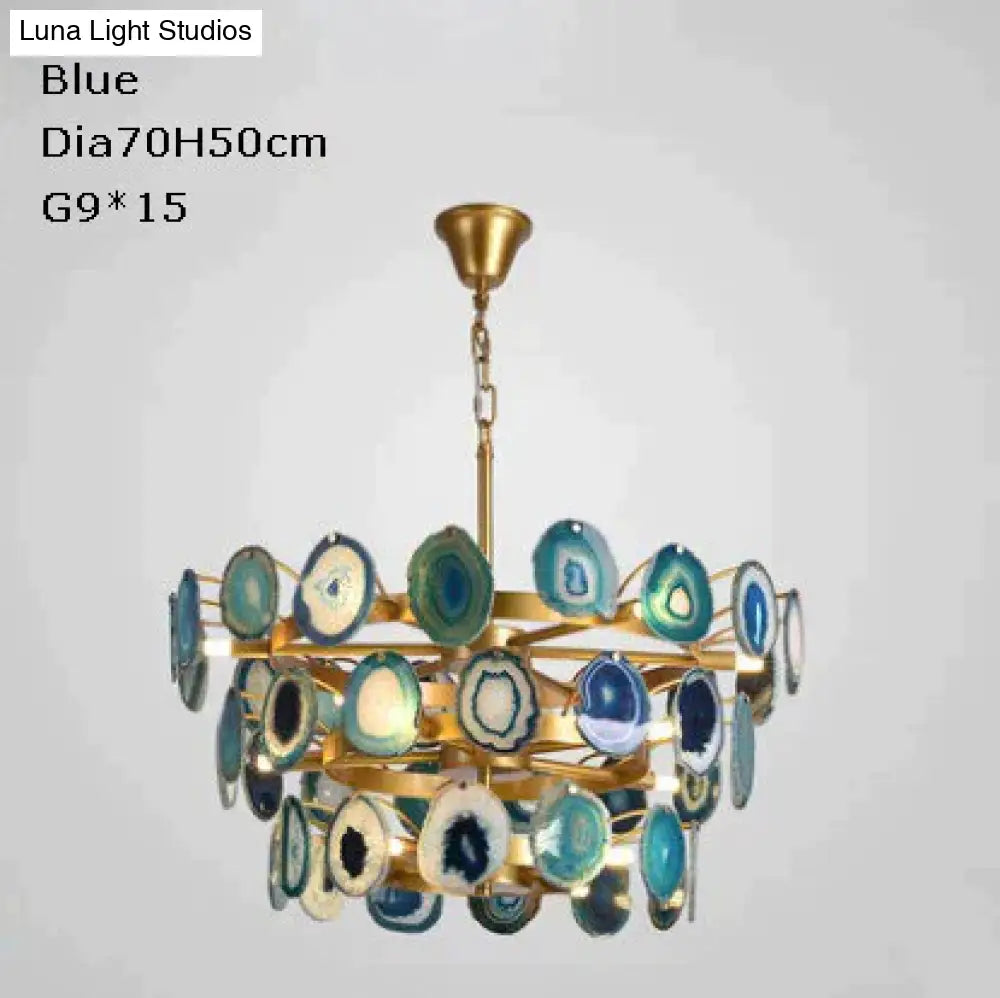 Led G9 Postmodern Iron Agate Designer Led Lamp Light.pendant Lights.pendant Lamp.pendant Light For
