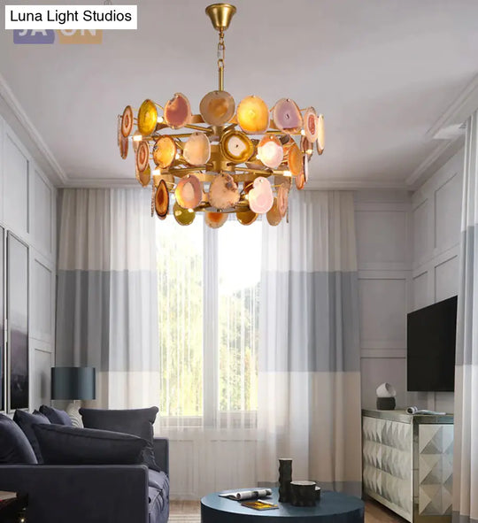 Led G9 Postmodern Iron Agate Designer Led Lamp Light.pendant Lights.pendant Lamp.pendant Light For