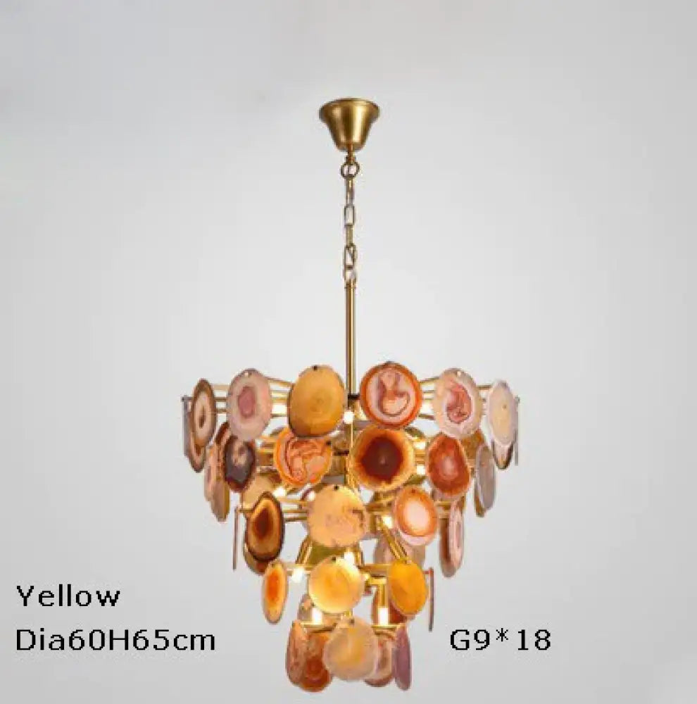 Led G9 Postmodern Iron Agate Designer Led Lamp Light.pendant Lights.pendant Lamp.pendant Light For