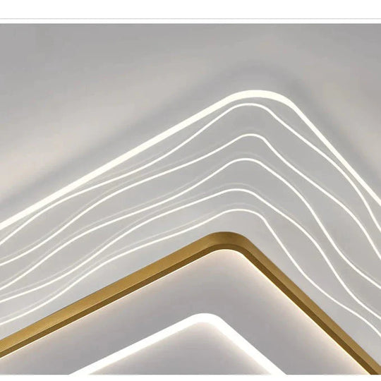 Plafonnier de salle à manger de chambre à coucher circulaire simple moderne à LED