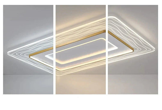 Plafonnier de salle à manger de chambre à coucher circulaire simple moderne à LED